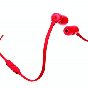 Auriculares Intrauditivos JBL T110/ con Micrófono/ Jack 3.5/ Rojos