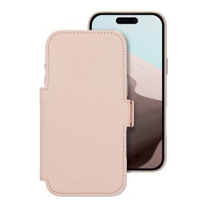 dbramante1928 Lynge - Capa flip cover para telemóvel - compatibilidade MagSafe - areia rosa