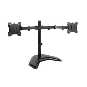 Soporte de Sobremesa para 2 Monitores TooQ DB1702TN-B/ Giratorio/ Inclinable/ hasta 9kg