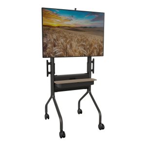 Chief Voyager Height Adjustable AV TV Cart - For LCD Displays 50-70" - Black - Carrinho