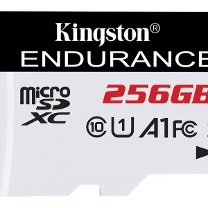 Kingston High Endurance - Cartão de memória flash - 256 GB - A1 / UHS-I U1 / Class10 - microSDXC UHS-I U1