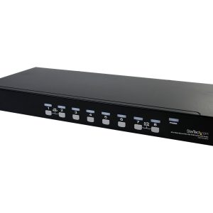 Startech 8 Port VGA KVM Switch - 1U Rack Mount - USB VGA KVM Switch with Audio - 1920 x 1440 @60hz - KVM Video Switch…
