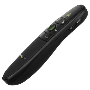 Startech Wireless Presentation Remote with Green Laser Pointer - 90 ft. (27 m) - USB Presentation Clicker for Mac and…
