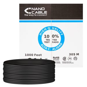Bobina Cabo RJ45 Exterior Nanocable Cat.5e UTP 305m