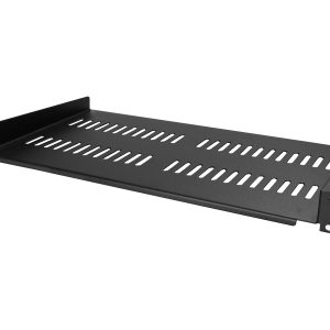 Startech 1U Vented Server Rack Cabinet Shelf, 10in Deep Fixed Cantilever Tray, Rackmount Shelf for 19" AV/Data/Network…