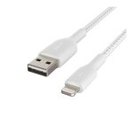 Belkin BoostCharge - Cabo Lightning - Lightning macho para USB macho - 1 m - branco