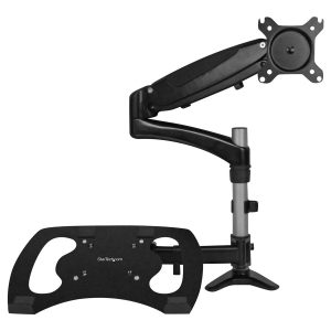 Startech Laptop Monitor Stand - Computer Monitor Stand - Full Motion Articulating - VESA Mount Monitor Desk Mount - Kit…