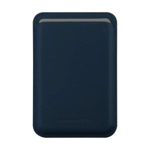 dbramante1928 - Carteira para telemóvel/cartão de crédito - compatibilidade MagSafe - couro com granulação plena - azul