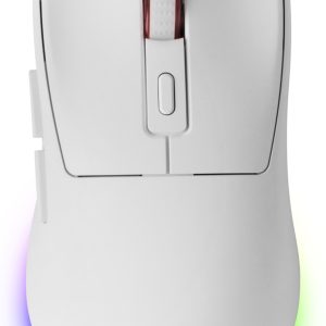 Ratón Gaming Inalámbrico Mars Gaming MM-T3/ Batería recargable/ Hasta 14400 DPI/ Blanco