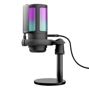 Micrófono Gaming Trust Gaming GXT 238 Auron 26081/ USB/ Negro