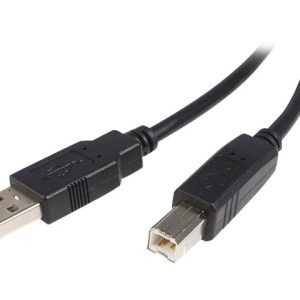 StarTech.com 2m USB 2.0 A to B Cable M/M - Cabo USB - USB (M) para USB Tipo B (M) - USB 2.0 - 2 m - preto