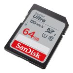 Cartão de Memória SanDisk Ultra 64GB SD HC UHS-I - SDXC/ Classe 10/ 140MB/s
