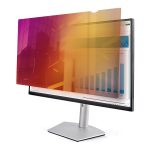StarTech 23.8-inch 16:9 Gold Monitor Privacy Screen, Reversible Filter w/Enhanced Privacy, Blue Light Shield, Computer…