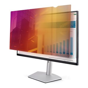 StarTech 23.8-inch 16:9 Gold Monitor Privacy Screen, Reversible Filter w/Enhanced Privacy, Blue Light Shield, Computer…