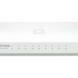 dlinkgo GO-SW-8E - Interruptor - 8 x 10/100 - desktop - alimentação DC