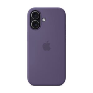 Apple - Tampa posterior para telemóvel - compatibilidade MagSafe - silicone - nevoeiro roxo