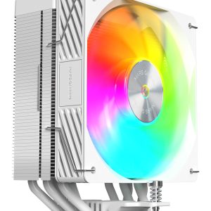 Ventilador con Disipador Mars Gaming MCPU-X5ARGB/ 12cm/ Blanco