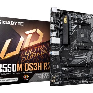 Placa Base Gigabyte B550M DS3H R2 Socket AM4/ DDR4/ PCIe 4.0/ Micro ATX