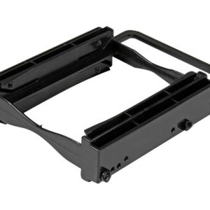 Startech Suporte de montagem SSD/HDD duplo de 2,5 pol. para baía de disco de 3,5 pol. - Instalação sem ferramentas -…