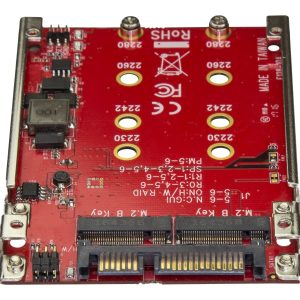 Startech Adaptador de disco M.2 de duas ranhuras para SATA para baía de disco de 2,5" - RAID - Controlador de…