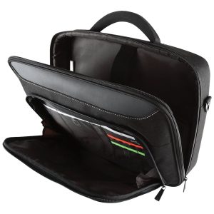 Targus Classic+ Clamshell - Estojo para notebook - 17" - 18" - preto, vermelho