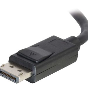 C2G 3ft Ultra High Definition DisplayPort Cable with Latches - 8K DisplayPort Cable - M/M - Cabo DisplayPort -…