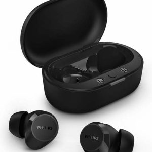 Auriculares Bluetooth Philips TAT1209 con estuche de carga/ Autonomía 6h/ Negros