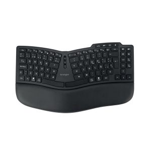 Kensington Pro Fit Ergo KB675 EQ - Teclado - recarregável - TKL - sem fios - 2.4 GHz, Bluetooth - QWERTY - Espanhol -…