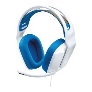 Logitech G G335 Wired Gaming Headset - Auscultadores - tamanho completo - com cabo - macaco de 3,5 mm - branco -…