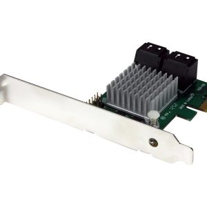 Startech 4 Port PCI Express 2.0 SATA III 6Gbps RAID Controller Card with HyperDuo SSD Tiering - PCIe SATA 3 Controller…
