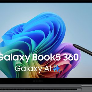Portátil Convertible Samsung Galaxy Book5 360 Intel Core Ultra 5-256V/ 16GB/ 512GB SSD/ 15.6" Táctil/ Win11 Pro