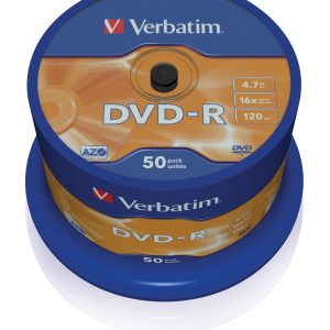 DVD-R Verbatim Advanced AZO 16X/ Tarrina-50uds