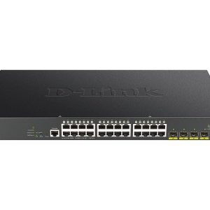 D-Link DGS 1250-28XMP - Interruptor - L3 Lite - inteligente - 24 x 10/100/1000 (PoE) + 4 x 10 Gigabit SFP+ - montável…