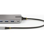 Startech 4-Port USB-C Hub with USB-C DP Alt Mode Video Output 4K 60Hz, 3x USB-A, 1x USB-C, 100W Power Delivery…