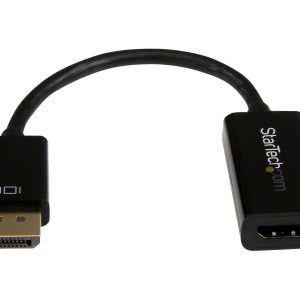 StarTech DisplayPort 1.2 to HDMI Adapter - 4K 30Hz - Active Audio Video Converter for DP laptop computers and HDMI…