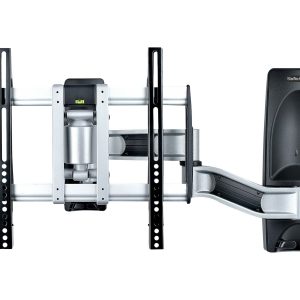 Startech Articulating TV Wall Mount, VESA Wall Mount Supports 65 inch/99lb/Flat/Curved TVs, Retractable Low Profile…