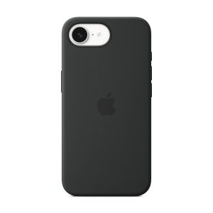Apple - Tampa posterior para telemóvel - silicone - preto