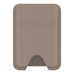 OtterBox Symmetry Series - Carteira para cartão de crédito - compatibilidade MagSafe - cabedal verde, poliuretano - conforto cinza (bege)