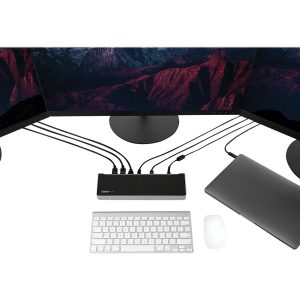 Startech USB-C Dock, 4K Triple Monitor USB Type-C Docking Station with Dual DisplayPort & HDMI, 100W Power Delivery +…