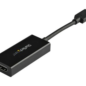 StarTech USB 3.1 Type C to HDMI Adapter with HDR - 4K 60Hz - TB3 Compatible - Windows & Mac Compatible Black USB C to…