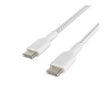 Belkin BoostCharge - Cabo USB - USB-C (M) para USB-C (M) - USB 2.0 - 20 V - 3 A - 15 cm - USB Power Delivery (60W),…