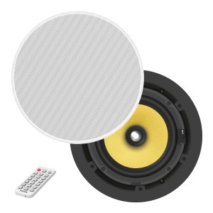 Pair ceiling speakers - integrated amplifier - 2 x 35w (RMS) - switch between modes: standalone pair, or multi-pair…