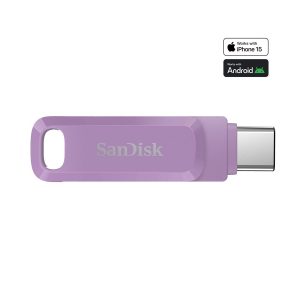 SanDisk Ultra Dual Drive Go - Drive flash USB - 1 TB - USB 3.2 Gen 1 / USB-C - lavanda