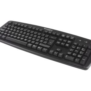Kensington ValuKeyboard - Teclado - PS/2, USB - Português - preto