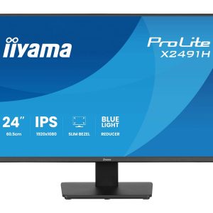 iiyama ProLite X2491H-B1 - Monitor LED - 24" (23.8" visível) - 1920 x 1080 Full HD (1080p) @ 120 Hz - IPS - 350 cd/m² -…