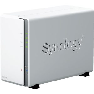 Synology Disk Station DS223J - Servidor NAS - SATA 6Gb/s - RAID (expansão de disco rígido) 0, 1, JBOD - RAM 1 GB -…