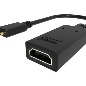 USB C to HDMI adaptor -plugs into USB C and has full-sized HDMI socket - maximum resolution 4k 60 hz - USB C 3.2 (m) to…