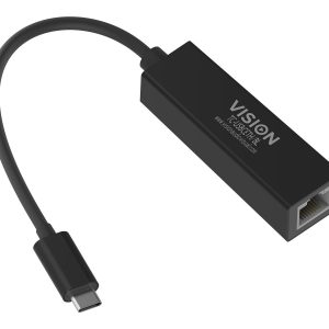 USB C to Ethernet adaptor -10/100/1000 mbps auto-sensing capability and auto-mdix (straight and crossed network cable…