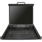 StarTech 16 Port Rackmount KVM Console with 6ft Cables, Integrated KVM Switch with 19" LCD Monitor, Fully Featured 1U…