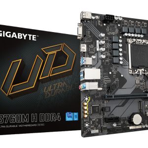 Placa Base Gigabyte B760M H DDR4 Socket 1700/ DDR4/ PCIe 4.0/ Micro ATX
